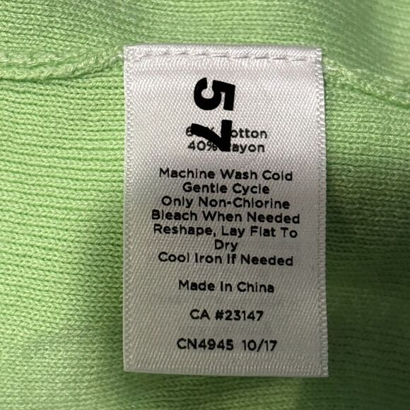 Talbots Women's Open Front Cropped Cardigan Sweater 3/4 Sleeve Flare Size XL NWT - Picture 15 of 16